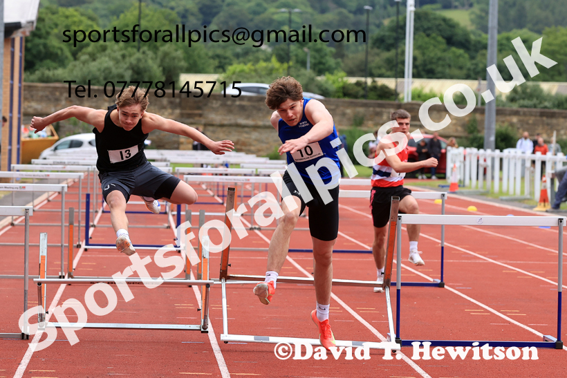 Hurdles, 2026 Northumberland Schools Track and Field, Wentworth, Hexhan. Photo: David T. Hewitson/Sports for All Pics